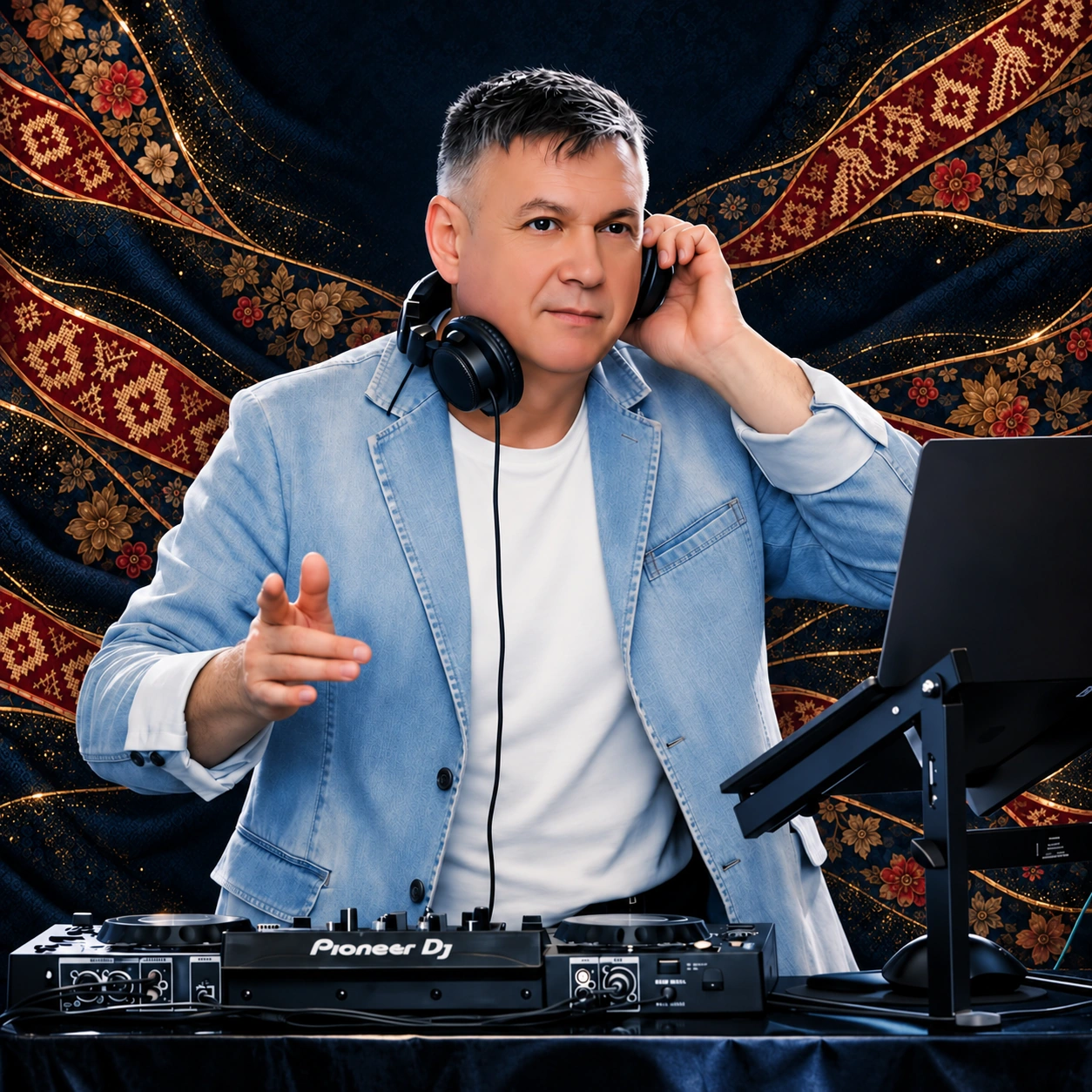 Deejay Danny la pupitrul de DJ